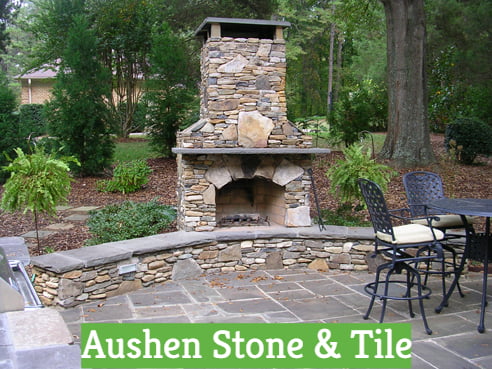 Outdoor Patio and Hearth Fireplace Desig