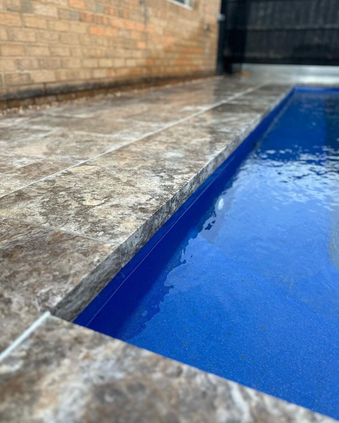 silver travertine